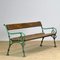 Cast Iron and Pine Garden Bench, 1940s 2