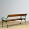 Cast Iron and Pine Garden Bench, 1940s 12