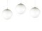 Lampe à Suspension en Laiton Plaqué Nickel et Méthacrylate Blanc Mod. 21/5 par L. Bandini Buti pour Kartell, 1960s 12