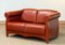 Cognac Leather Modern Two Seater Sofa by Klaus Wettergren, Denmark, 1980s 12