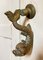 Antiker Türklopfer aus Bronze in Delfin-Optik 2