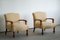 Italienische Art Deco Sessel in goldenem Samt, 1930er, 2er Set 1