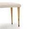 Pouf in velluto con gambe in legno, anni '50, set di 2, Immagine 10