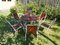 Danish Tubular Steel Teak Garden Table & Chairs from Daneline, 1960s, Set of 7 9