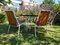 Danish Tubular Steel Teak Garden Table & Chairs from Daneline, 1960s, Set of 7 31