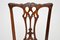 Antike Esszimmerstühle im Stil von Chippendale, 4er Set 11