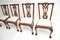 Chaises de Salle à Manger Antiques Style Chippendale, Set de 4 3