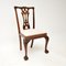 Antique Dining Chairs in the Style of Chippendale, Set of 4 6