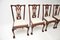Chaises de Salle à Manger Antiques Style Chippendale, Set de 4 2