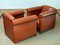 Fauteuils Club en Cuir Cognac par Klaus Wettergren, 1980s, Set de 2 2