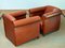 Modern Cognac Leather Club Chairs by Klaus Wettergren, 1980s, Set of 2 2