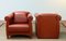 Modern Cognac Leather Club Chairs by Klaus Wettergren, 1980s, Set of 2 5