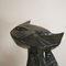 Stilisierte Katze Skulptur aus Polychromer Keramik von San Polo Venice 3