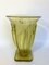 Gelbe Art Deco Ombre Vase von Verlys, 1940 3