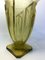 Gelbe Art Deco Ombre Vase von Verlys, 1940 12