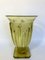 Gelbe Art Deco Ombre Vase von Verlys, 1940 1