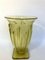 Gelbe Art Deco Ombre Vase von Verlys, 1940 2