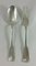 Cutlery in Silver from Minerva Goldsmith, Set of 2 1