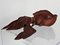 Antique Japanese Koi Carp Fish in Carved Wood 1