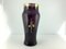 Art Nouveau Purple Vase with Enameled Floral Decor, Image 5