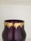 Art Nouveau Purple Vase with Enameled Floral Decor 10