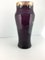 Vase Art Nouveau Violet avec Décor Floral Émaillé 11