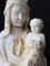 Antike Jungfrau und Kind Skulptur aus Knochen 8