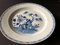 Assiette Antique en Porcelaine avec Motif Floral Bleu et Blanc 11