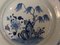 Assiette Antique en Porcelaine avec Motif Floral Bleu et Blanc 3