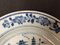 Antiker chinesischer Teller aus blauem und weißem Porzellan 3