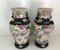 Antique Chinese Vases in Porcelain with Nanjing Decor Battle, Set of 2 1