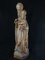 Antike Jungfrau mit Kind Statue aus Holz von JC 6