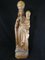Antike Jungfrau mit Kind Statue aus Holz von JC 1