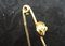 Antique Fine Gold Brooch with Dog Profile 9