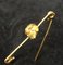 Antique Fine Gold Brooch with Dog Profile 8