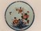 Antique Plate in Porcelain with Red and Blue Floral 6