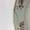 Antique Plate in White Porcelain with Floral Decor 10