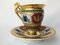 Taza Louis Philippe antigua pequeña de porcelana y oro, Imagen 2