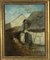 Francis Blin, Landscape Farm, 19. Jahrhundert, Öl auf Leinwand, gerahmt 12