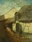 Francis Blin, Landscape Farm, XIX secolo, Olio su tela, Incorniciato, Immagine 1