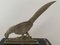 Art Deco Pheasants Bookends in Silver Metal with Marble Carrier, 1930, Set of 2 5