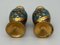 Vases Cloisonnés Antiques en Bronze, Set de 2 7