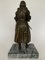 Joan of Arc Statue aus Bronze mit Marmor Schnitzereien 6