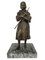 Statue Jeanne d'Arc en Bronze avec Fines Sculptures en Marbre 1