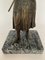 Joan of Arc Statue aus Bronze mit Marmor Schnitzereien 4