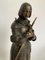 Joan of Arc Statue in Bronze with Marble Fine Carvings 11