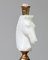 Italienische weiße Pferdekopf Alabaster Tischlampen, 1970er, 2er Set 3