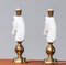 Italian White Horse Head Alabaster Table Lamps, 1970s, Set of 2 7