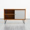 Walnut Sideboard with Colored Turning Doors, 1960s 6