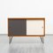 Walnut Sideboard with Colored Turning Doors, 1960s 7